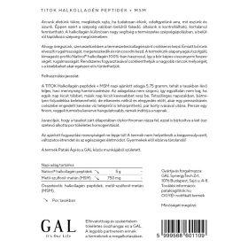 TITOK Halkollagén peptidek + MSM