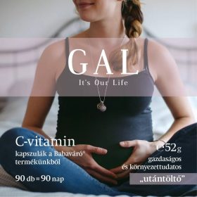   GAL Babaváró - 90 darabos utántöltő 90 lipofil+180 hidrofil+90 C-vitamin kapsz