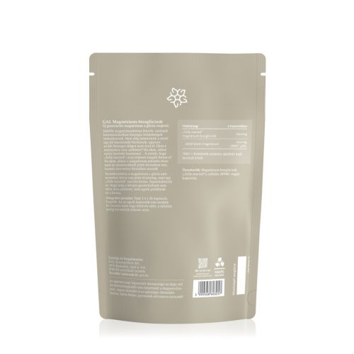 GAL Magnézium-biszglicinát utántöltő 180 kapszula 168g polipropilén tasakban