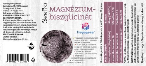 Freyagena SleePro Magnézium-biszglicinát 30 kapszula