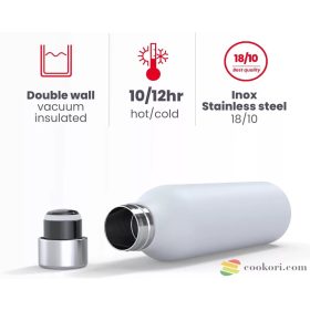   Ibili Fém termo kulacs 500ml Sea 774951 tengerkék színű termosz palack