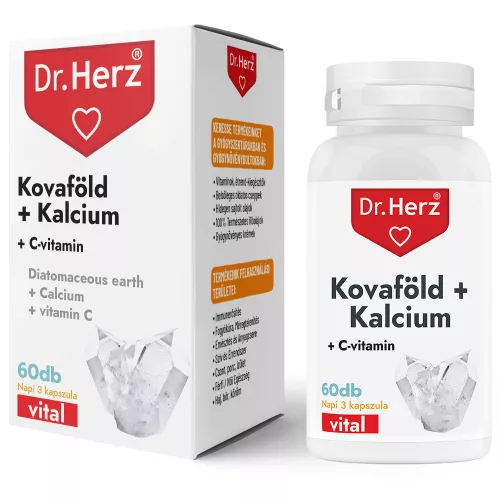 Dr.herz kovaföld+kalcium kapszula 60 db