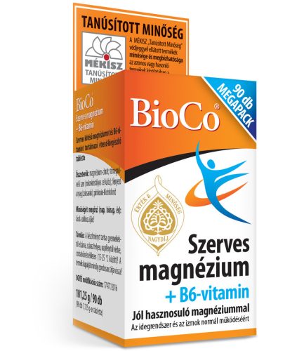 Bioco szerves magnézium b6-vitamin tabletta 90 db