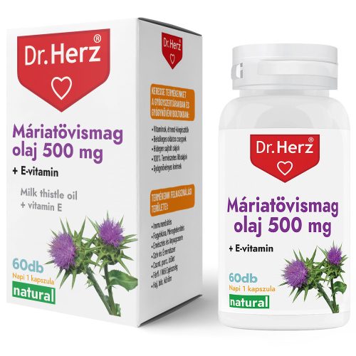 Dr.herz máriatövismag olaj 500mg kapszula 60 db