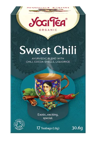 Yogi bio tea édes chili mexikói fűszeres 17x1,8g 31 g
