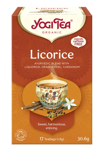 Yogi bio tea édesgyökér egyiptomi fűszeres 17x1,8g 31 g