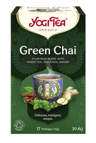 Yogi bio tea zöld chai 17x1,8g 31 g