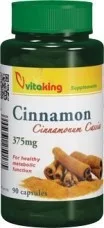 Vitaking cinnamon fahéj 375mg kapszula 90 db