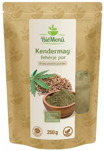 BioMenü bio kendermag fehérje por 250 g