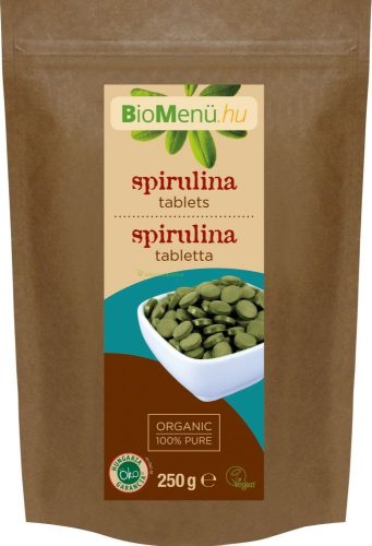 BioMenü bio spirulina tabletta 250 g