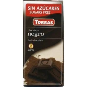 Torras gluténmentes étcsokoládé cukor nélkül 75 g