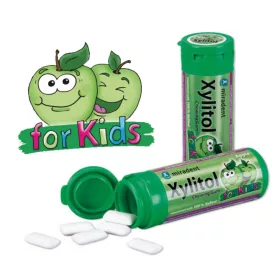 Xylitol gyerekeknek is adható rágógumi alma íz 30 db