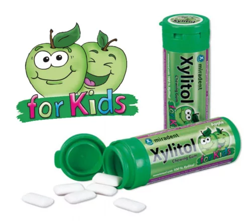 Xylitol gyerekeknek is adható rágógumi alma íz 30 db