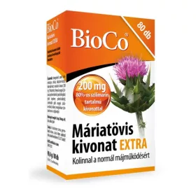 Bioco máriatövis kivonat extra tabletta 80 db