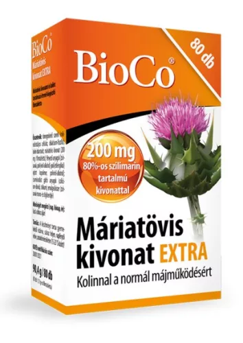 Bioco máriatövis kivonat extra tabletta 80 db