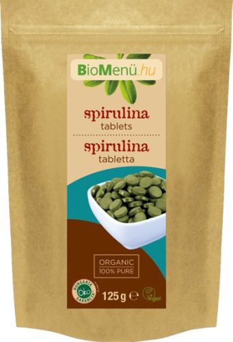 BioMenü bio spirulina tabletta 125 g