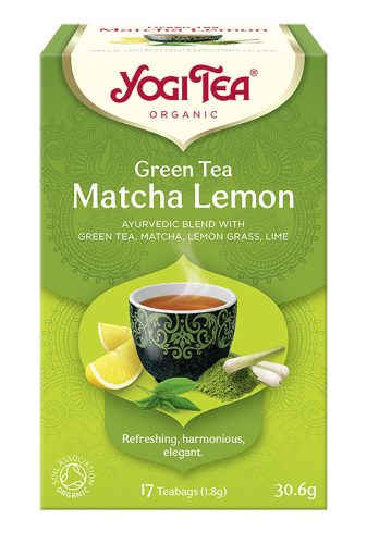 Yogi bio tea zöld matcha-citrom 17x1,8g 30,6 g