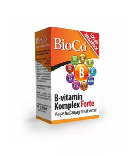 Bioco b-vitamin komplex forte tabletta 100 db