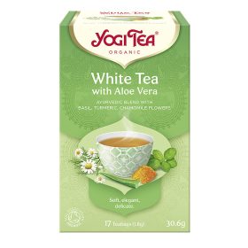 Yogi bio tea fehér tea aloe verával 17x1,8g 17 db