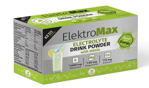 Health market elektromax citrus ízű elektrolit italpor ásványi anyagokkal és édesítőszerrel 168 g