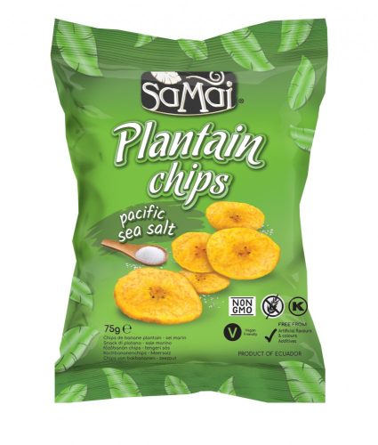 Samai plantain főzőbanán chips tengeri sós 75 g