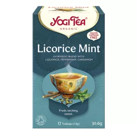 Yogi bio tea édesgyökér menta 31 g