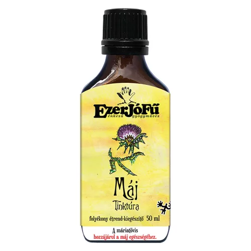 Ezerjófű máj tinktúra 50 ml