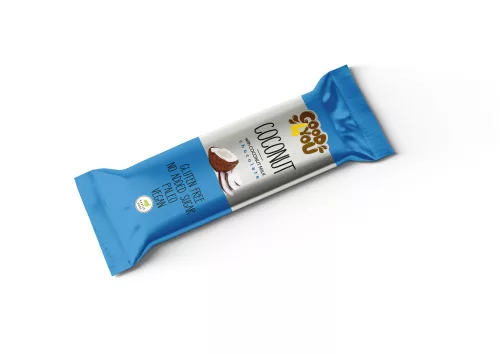 Health Market good4you kókuszos szelet kókusztejes csokoládéval mártva édesítőszerekkel 25 g