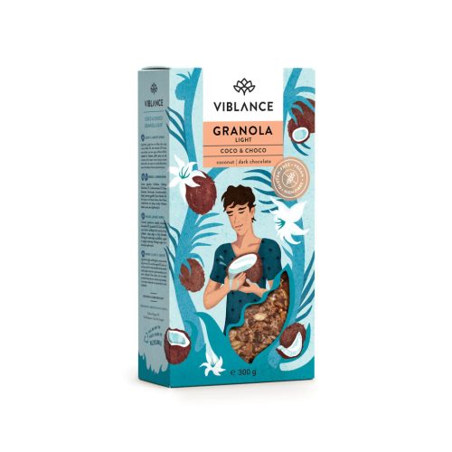 Viblance ropogós müzli coco&choco 300 g (Gluténmentes)