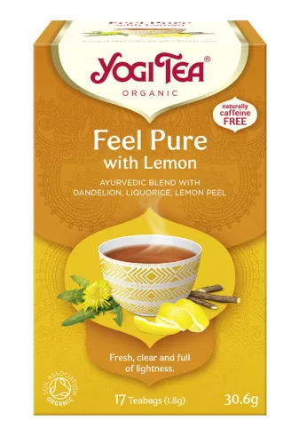 Yogi bio tea tisztító citrommal 17x1,8g 30,6 g