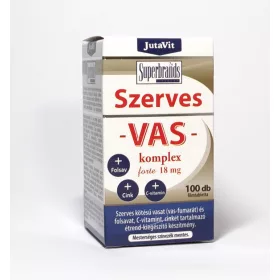 Jutavit szerves vas komplex forte 18 mg 100 db