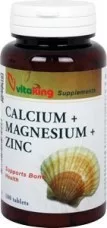 Vitaking calcium+magnesium+zinc 100 db