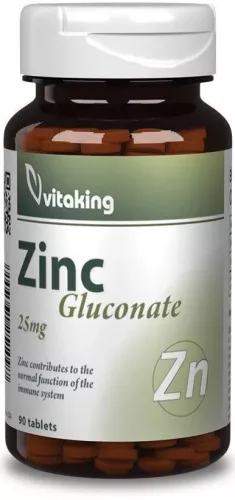 Vitaking cink gluconat 25 mg 90 db