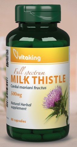Vitaking máriatövis extract 500 mg kapszula 80 db