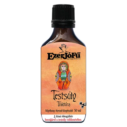 Ezerjófű testsúly tinktúra 50 ml