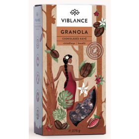 Viblance granola csokoládés kávés 275 g (Gluténmentes)