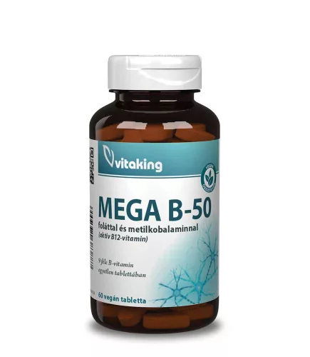 Vitaking b-50 vitamin tabletta 60 db