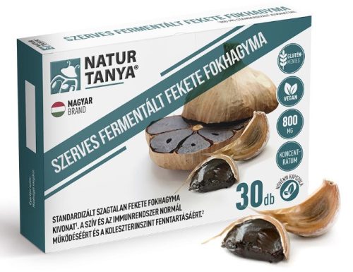 Natur Tanya fermentált fekete fokhagyma 800mg kapszula 30 db