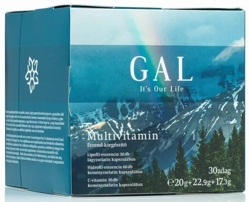 Gal multivitamin 30 adag étrend-kiegészítő 20g+22,9g+17,3g 1 db