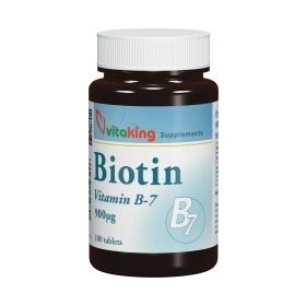 Vitaking biotin tabletta 100 db