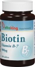Vitaking biotin tabletta 100 db