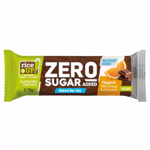 Rice Up zero zabszelet naranccsal étcsokoládéval hozzáadott cukor nélkül 70 g (Gluténmentes)