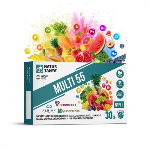 Natur Tanya multi 55 fermentált multivitamin tabletta 30 db