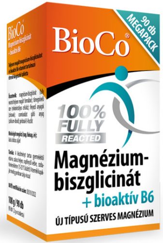 Bioco magnézium-biszglicinát+bioaktív b6-vitamin megapack tabletta 90 db