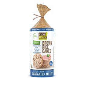   Rice Up barna rizses puffasztott szelet köles amaránt 120 g (Gluténmentes)