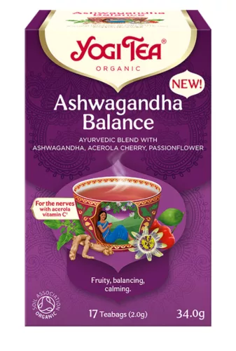 Yogi bio tea ashwagandha egyensúly 17x2g 34 g