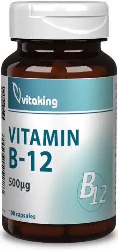 Vitaking b-12 vitamin 500mcg kapszula 100 db