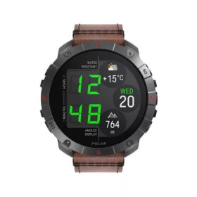 POLAR GRIT X2 PRO TI LTHR BRNZ M/L