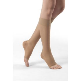   Kompressziós térdharisnya, 140 DEN, 1-2-es méret (testszín/nyitott lábfejjel)