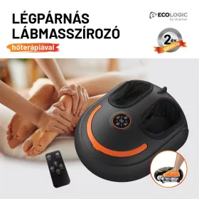 Légpárnás lábmasszírozó készülék hőterápiával